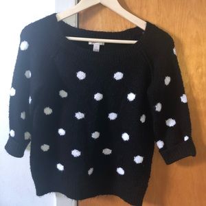 Polka dot sweater
